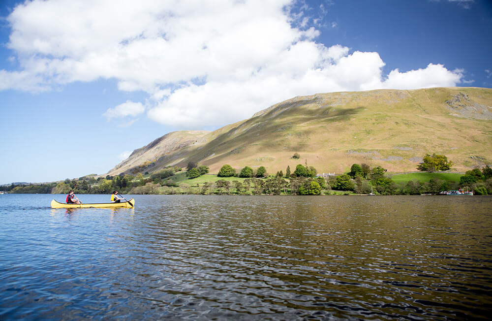 Ullswater activities: Kayaking Waternook